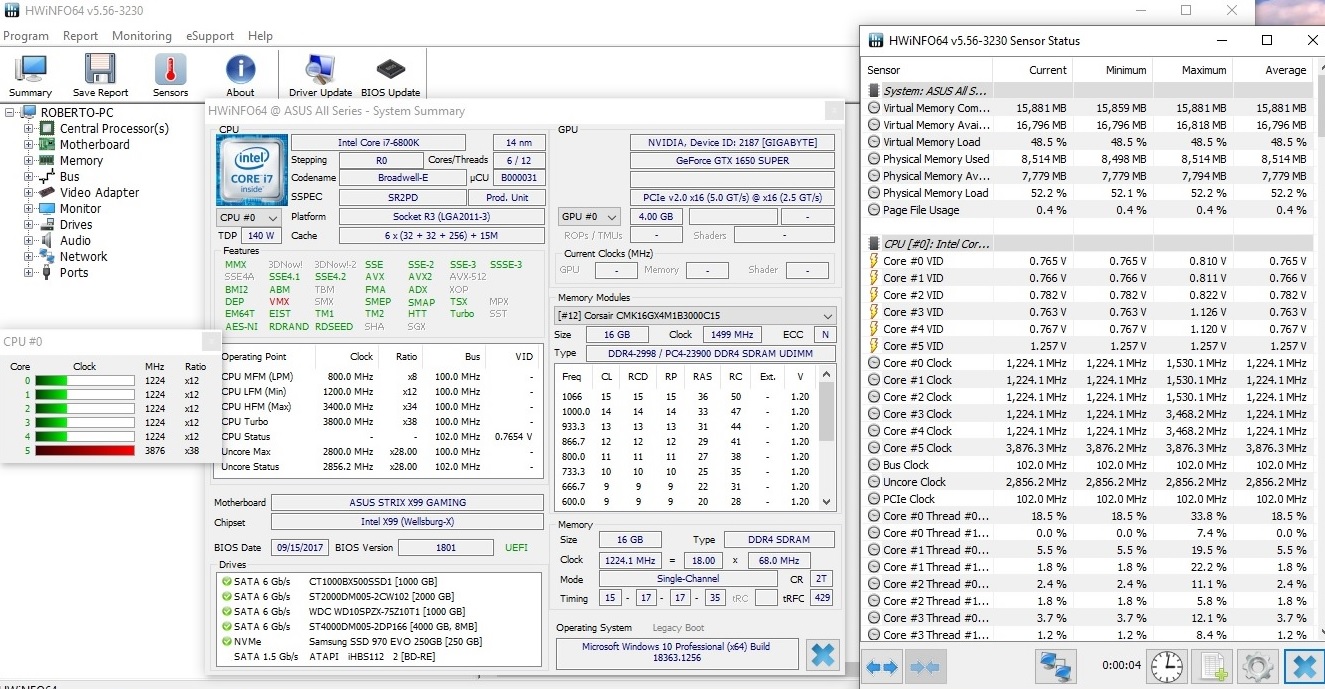 Monitor HWinfo para PC