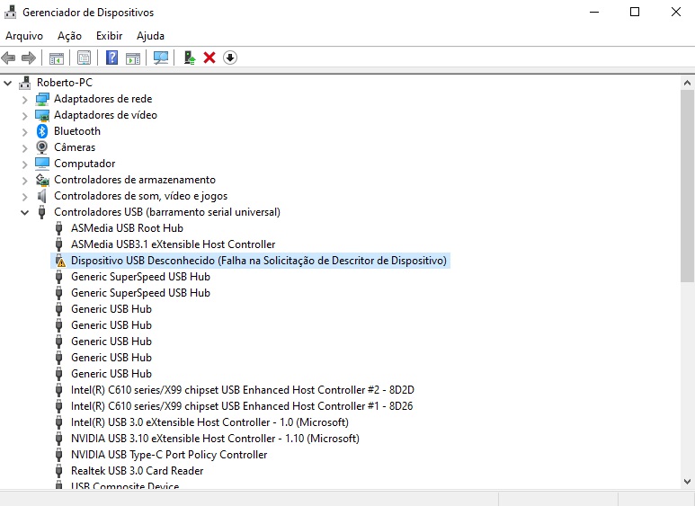 gerenciador de dispositivos a escolher o hardware para atualização de drivers