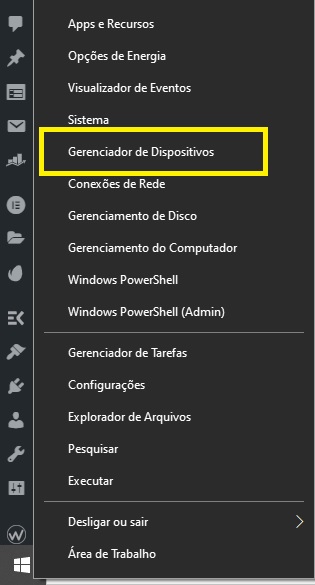 Gerenciador de dispositivos