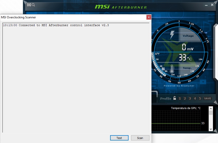 MSI Overcloking Scanner