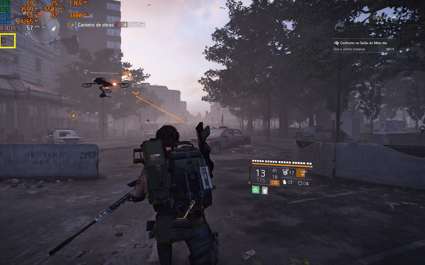 Tela do the Division 2