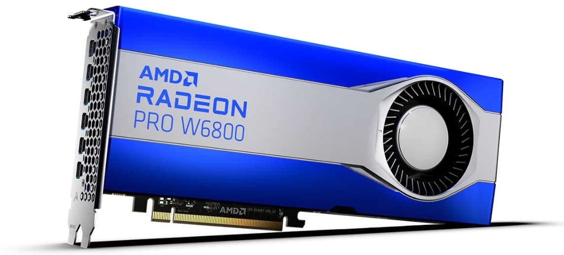 AMD lança GPU Radeon Pro W6800