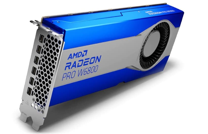 AMD PRO W6800 com 32 GB de VRAM